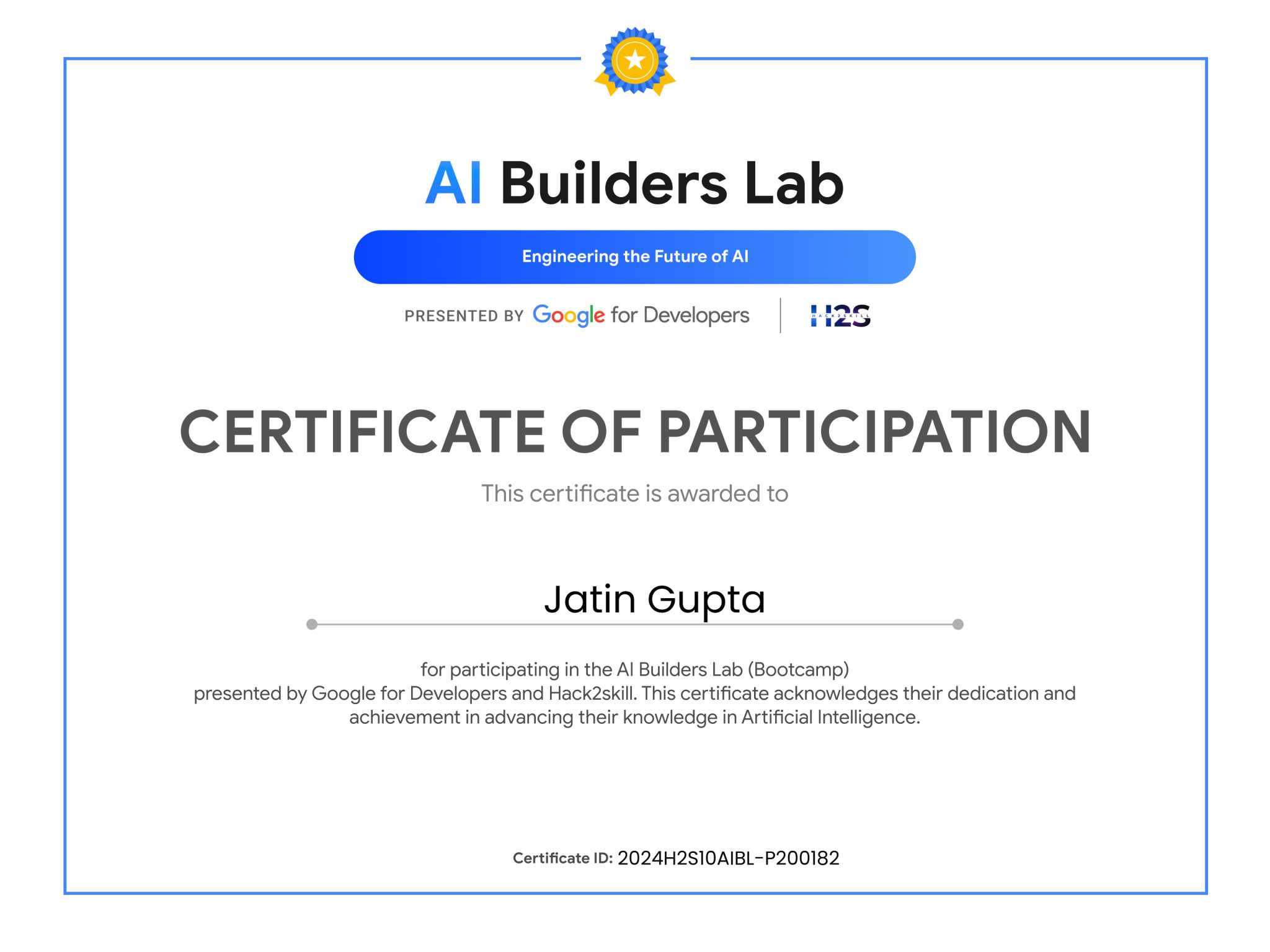 Al Builders Lab (Bootcamp)